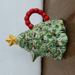 Christopher Radko Tree Teapot Mini